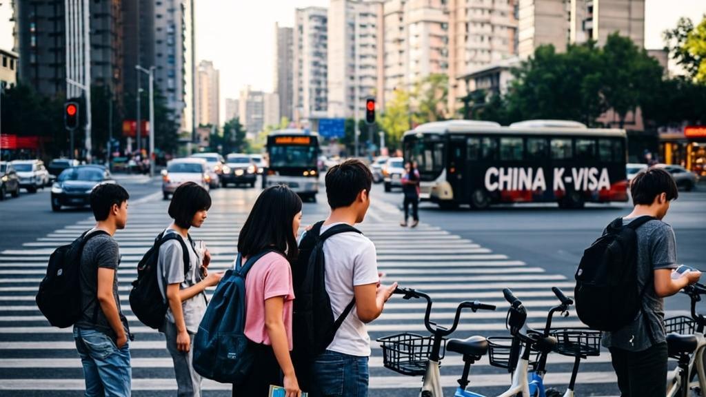 China's K visa STEM foreign youth in Beijing Street